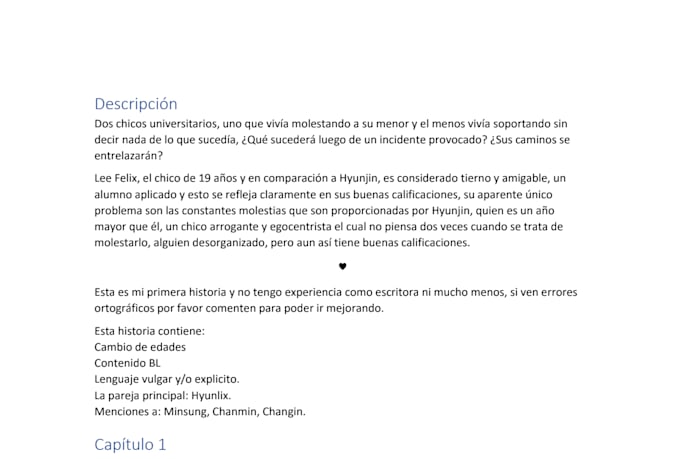 write an original fantasy or fanfiction story in spanish